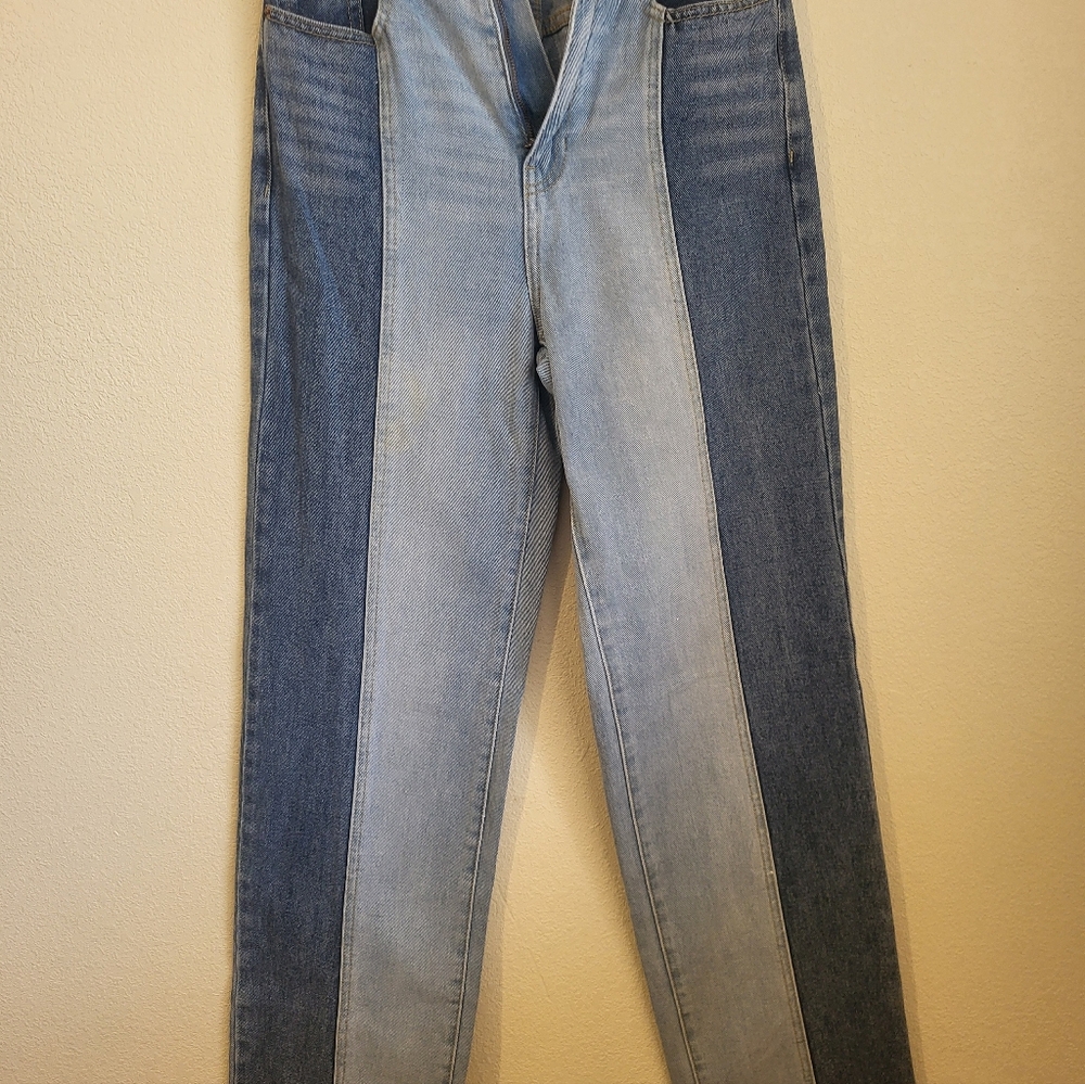 PacSun Women's Blue Two-Tone Jeans. Size 25 - Picture 16 of 16